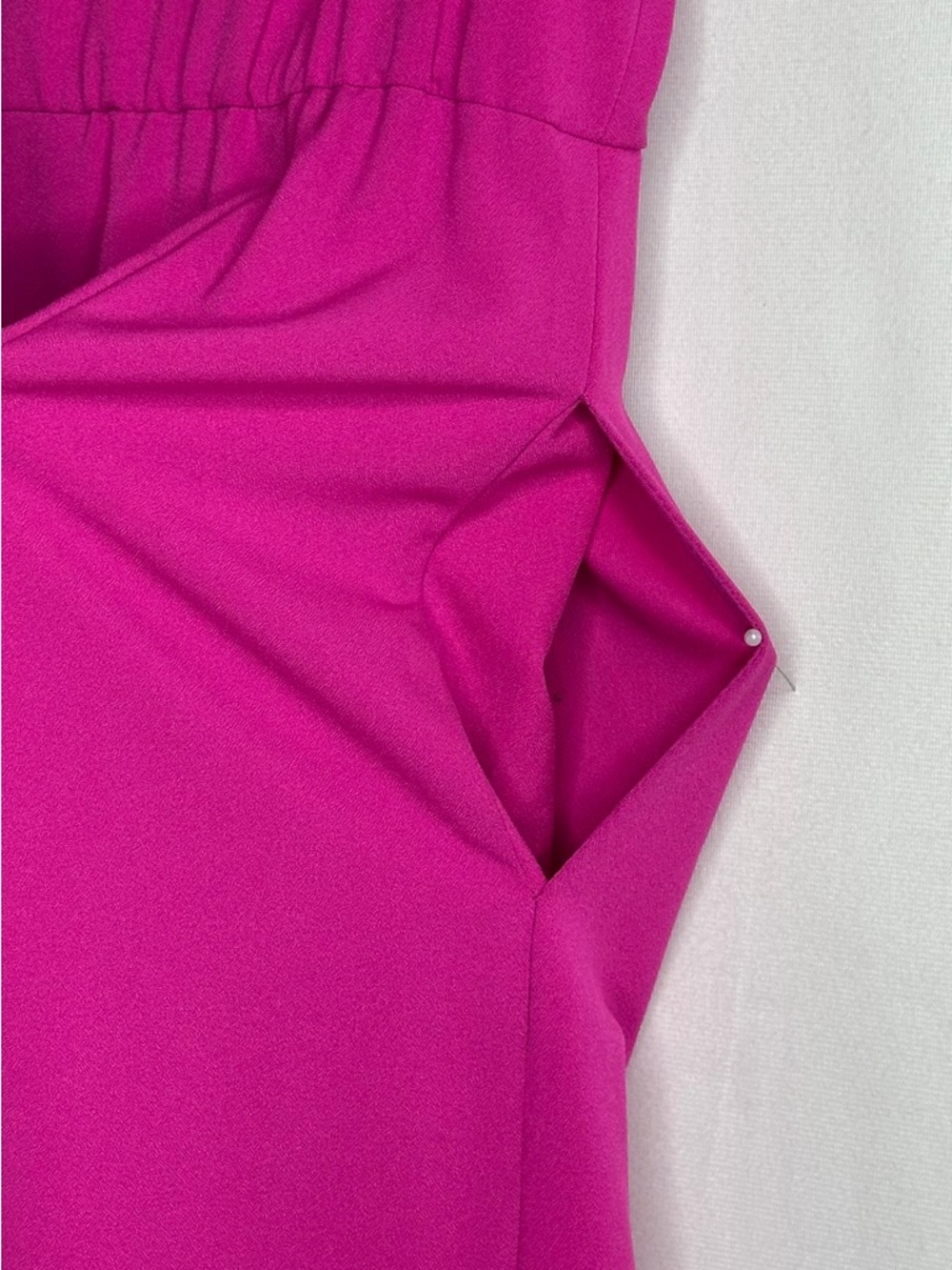 julia jordan Magenta Tie-Front Wide-Leg Jumpsuit  Sz 12‎ - Picture 5 of 9